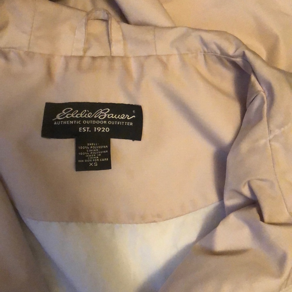 Cream Rain Jacket - Picture 3 of 4